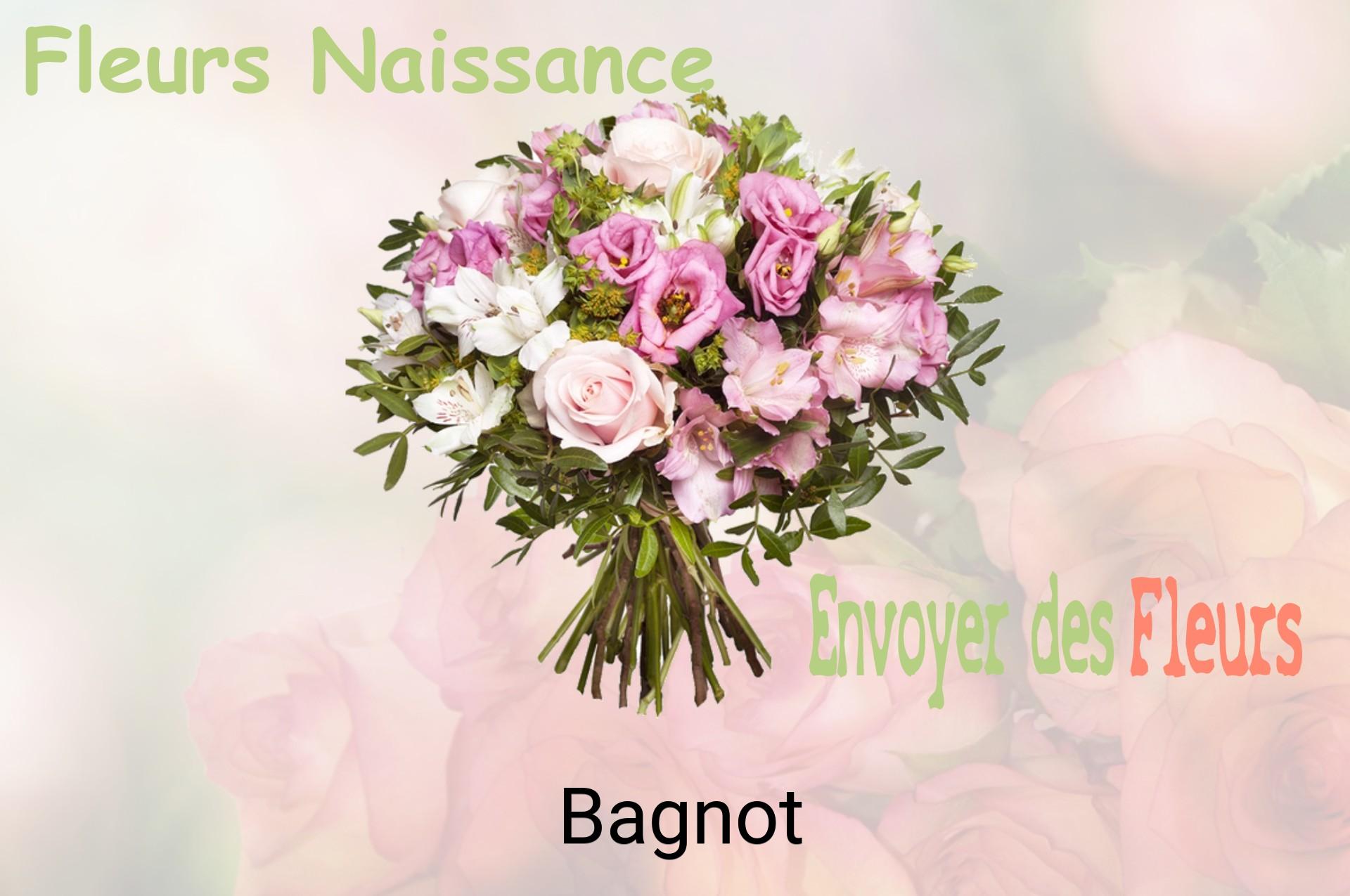 Bouquet de fleurs de naissance livré à Bagnot
